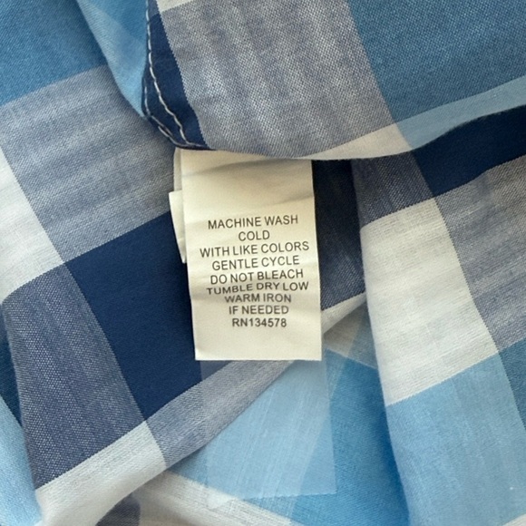 Vineyard Vines Men’s Classic Fit Murray Button Down Shirt. Size XL. Blue & White - Picture 10 of 11